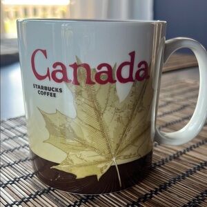 Starbucks Canada Mug - White and Brown